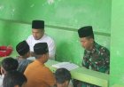 Prajurit Berseragam Loreng Jadi Pengajar Mengaji, TMMD 127 Hidupkan Semangat Ramadhan di Somagede