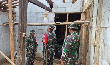 TMMD 127 Wujudkan Rumah Layak Huni: Dandim Kebumen Tinjau RTLH