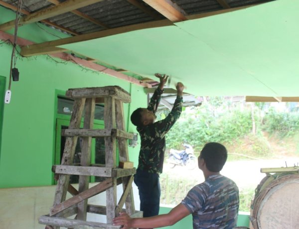 Berkah Ramadhan: Masjid Baitul Tabi’in Kebumen Direnovasi Satgas TMMD